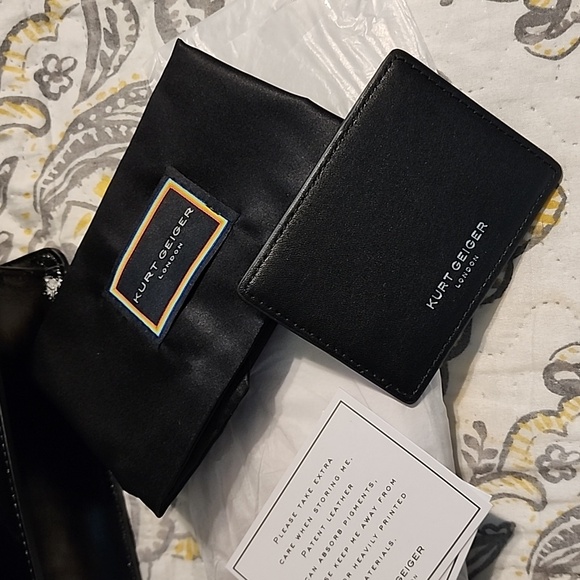 Kurt Geiger Studded Bow Shoreditch Patent Leather - Picture 6 of 10